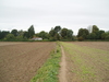 The path leading northwestwards into Downton.