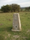 The trig pillar at Farley Mount.