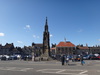 The statue of William Duncombe in Helmsley Market Place.