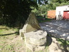 The stone seat marking the start of the Cleveland Way.