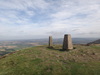 Carlton Moor trig pillar.