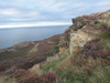 The climb up onto Rock Cliff.