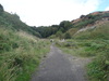 Following the old railwayu line towards Sandsend.