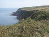 Following the coast southeast from Whitby Lighthouse.