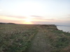 Looking back along the cliffs.