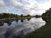 Heading along the canal towards the swing bridges.