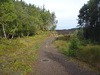 The track heading north past Corryfoyness.