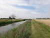 Heading east along the northern bank of the Briggate River.