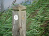 A Hereward Way marker.