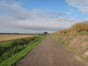 The track heading northeastwards towards Prickwillow.