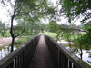 The footbridge the Little Ouse.