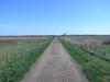 Heading northeast along the old railway line.