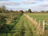 Heading north from the farm at Moorcourt.