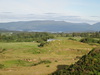 The old sand quarry to the southeast of Drymen, with Loch Lomond behind.