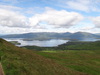 Looking down over the southern end of Loch Lomond.