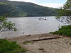 The path heading north towards Rowardennan.