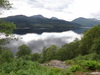 Looking down over Loch Lomond.