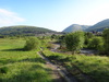 Following a stream towards Tyndrum village.