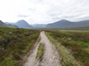 The descent down into Glencoe.