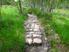 The path ascending up to the Lairig from Kinlochleven.