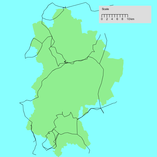 Map of my walks