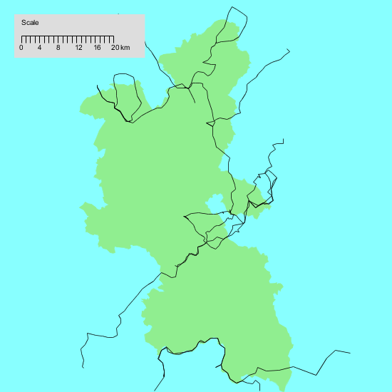 Map of my walks