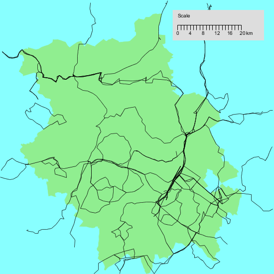 Map of my walks