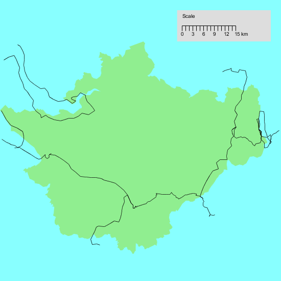 Map of my walks