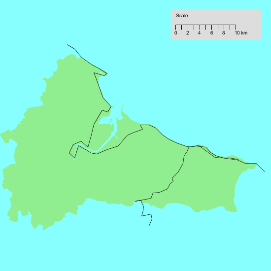 Map of my walks