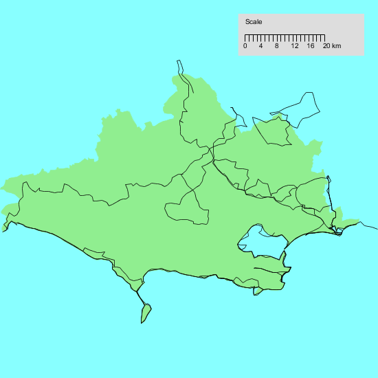 Map of my walks