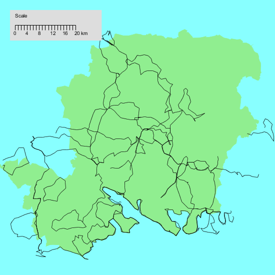 Map of my walks