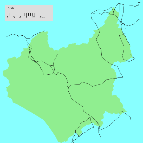 Map of my walks