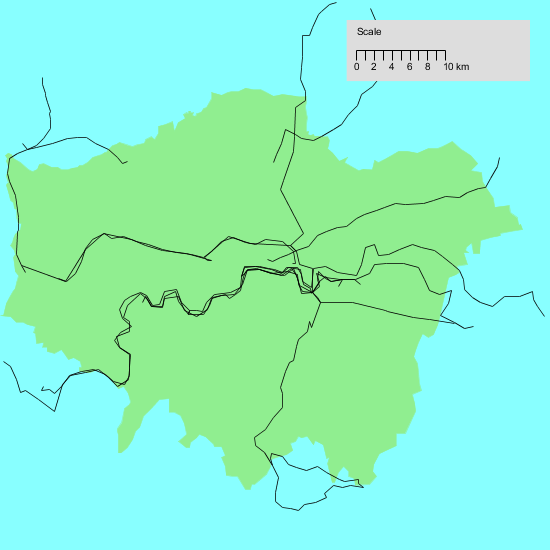 Map of my walks