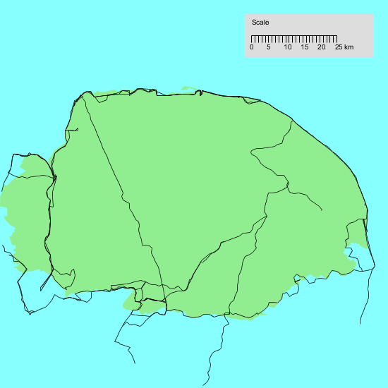 Map of my walks