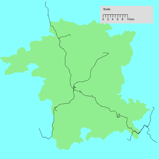 Map of my walks