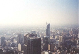 AE19	The view from the Rialto Tower Observation Deck in Melbourne.