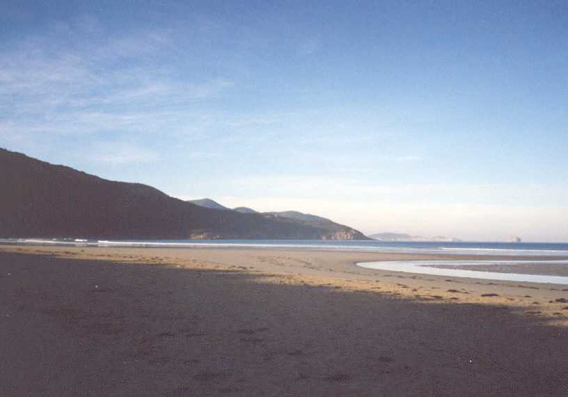 The beach at Tidal River.