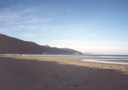 AH00	The beach at Tidal River.