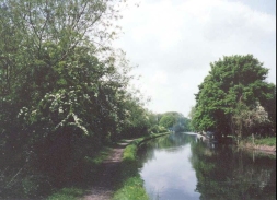 AI16	Looking along the Grand Union Canal.