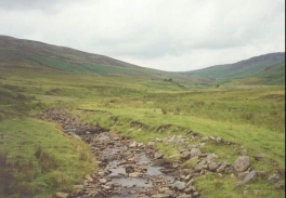 AJ13	The River Lednock from the bridge at Funtulch