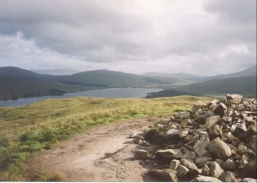 AK17	The view to the northeast over Loch Tulla from the summit of Mam Carraigh