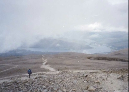 AL24	The view to Loch Linnhe from near the summit of Ben Nevis