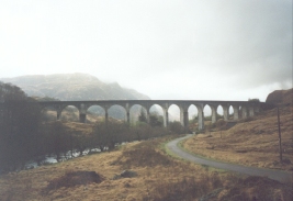 AP13	Looking south at the Glenfinnan viaduct.