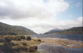 AQ20	Looking southwest along Loch Oich.