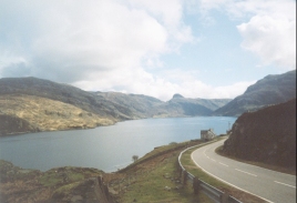 AU14	The view along the Lochs from the climb past Unapool.