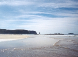 AW18	A view across the beach towards Am Buachaille.