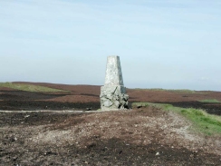 P7280008	The Trig point at Soldier's Lump on Black Hill