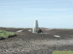 P7280009	The Trig point at Soldier's Lump on Black Hill