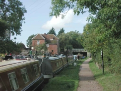 P9290014	Boats on the canal immediately to the south of Bugbrooke bridge.