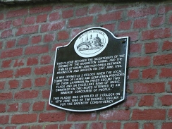 PA060018	The plaque on the western end of Braunston Tunnel. 